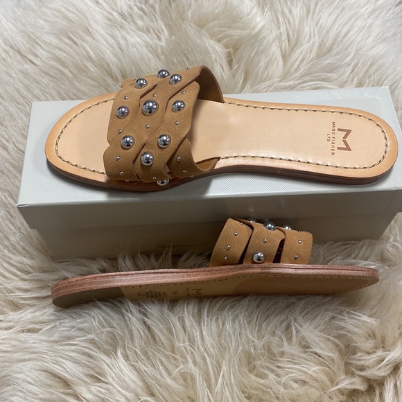 NWT Marc Fisher LTD Paxton slip on sandal. Women’s size 8.5 - Picture 5 of 6